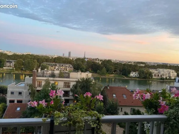 À VENDRE - Appartement - 780 000 euros : 4 pièces, 97 m², Vue panoramique sur Paris - A Bécon-les-Br