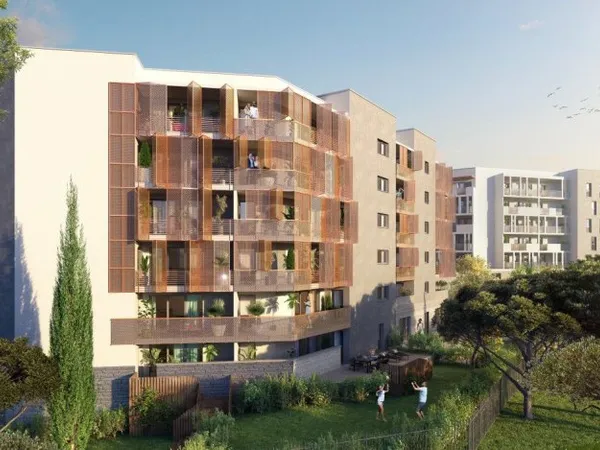 Appartement neuf T3 Montpellier Zac Restanques TVA Réduite.