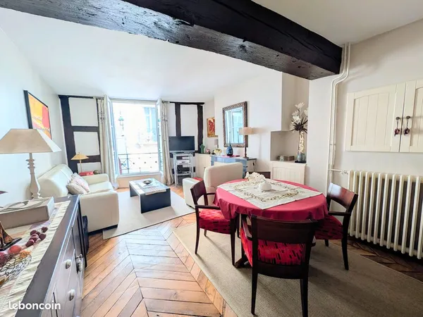 Maison de caractère en hyper-centre d'Orléans avec dépendance (3 studios)