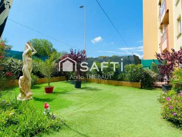 Appartement T3 68m² rénové avec jardin privatif