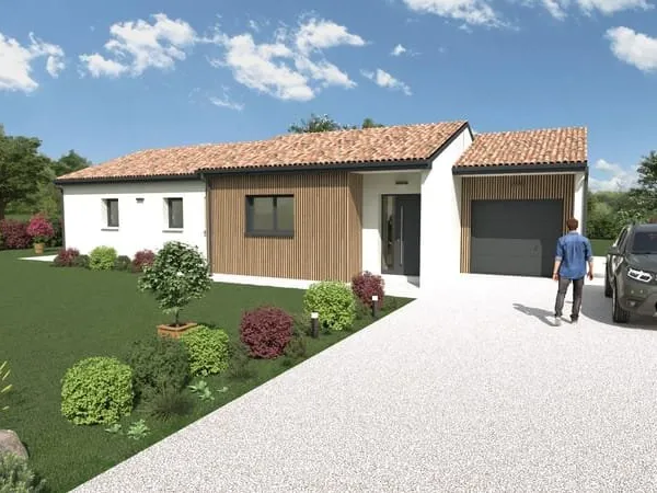 Maison ossature bois neuve plain-pied de 105m² + terrain de 766m² - Pertuis 84120