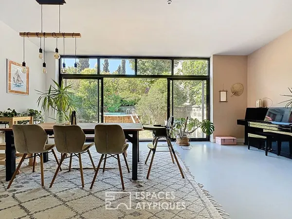 Bel appartement avec jardin et piscine à Saint Genès