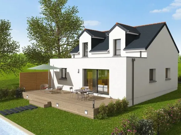 Projet de construction d'une maison 98 m² avec terrain à SAINT-MEEN-LE-GRAND (35)