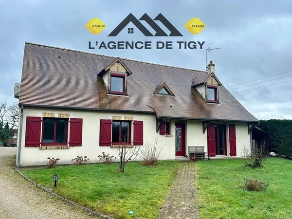 MAISON FAMILIALE ET LUMINEUSE -TIGY 6 PIECES