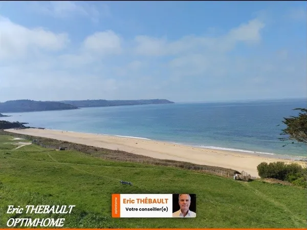 Investisseurs et Familles : Jolie maison de caractère à Locquirec - La plage des Sables Blancs à pie