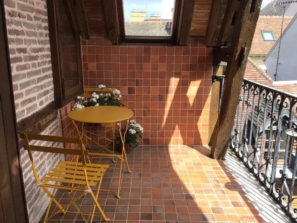 Appartement avec balcon coeur du bouchon