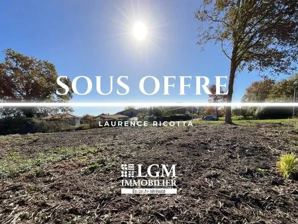Terrain constructible 720 m²