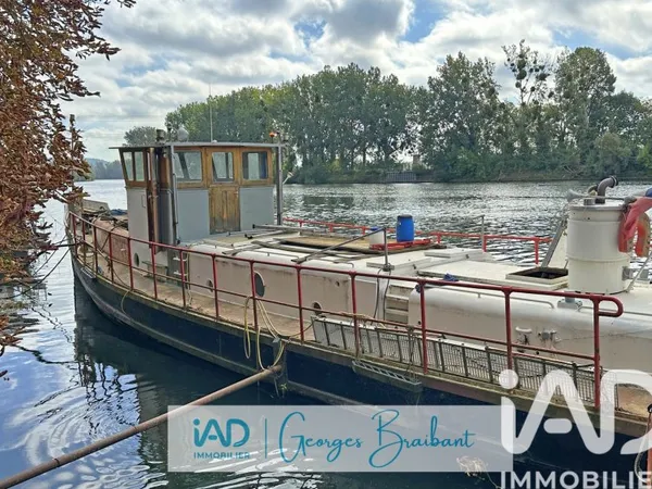 Péniche 2 pièces 50 m²