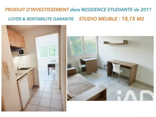 Vente Studio 1 pièce