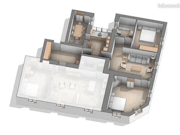 Appartement 6 pièces 169 m²