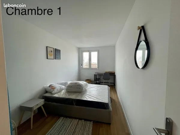 Chambres dans colocation 4 personnes - 83m2