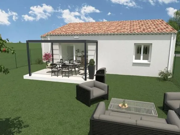 Maison neuve de plain-pied, 3 chambres à PIERRELATTE