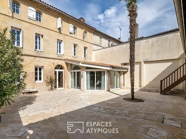 Maison bourgeoise réhabilitée en coeur de ville