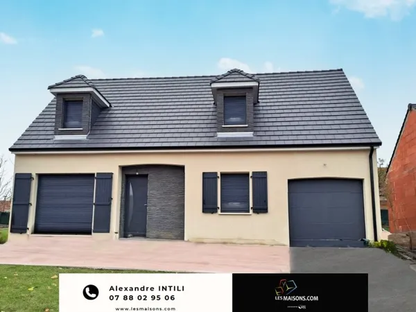 Terrain + maison 114 m²