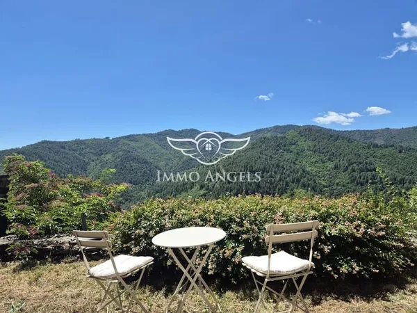 Vialas - Grande maison de hameau avec vue panoramique, jardin et