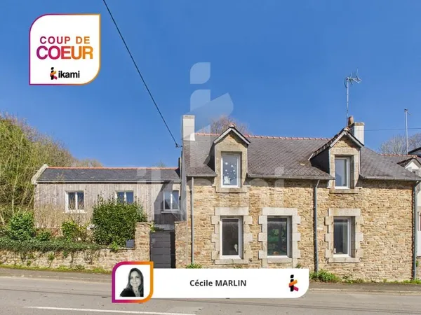 Charmante Maison en pierre lumineuse, commerces et collège à