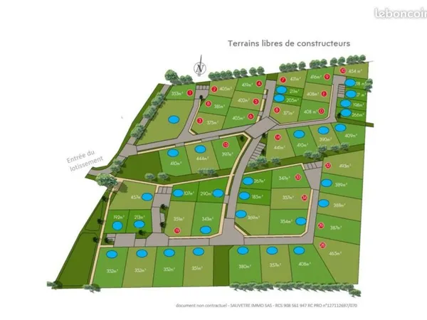 Terrain libre de constructeur - Lotissement Palluau