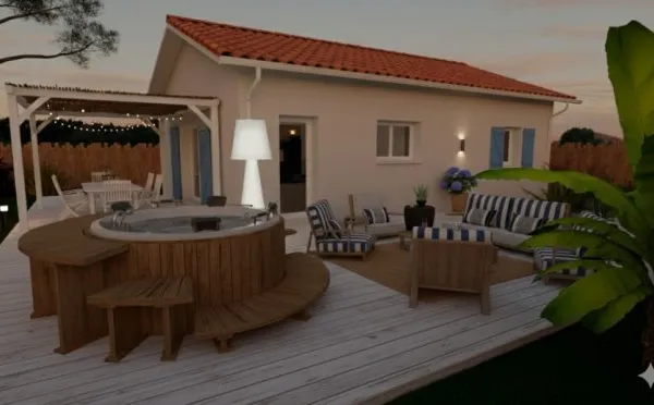 Maison 2 chambres à Aureilhan (40200)