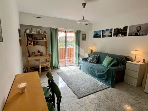 A vendre studio à Nice Ouest, Parc Ferber, 26m², balcon