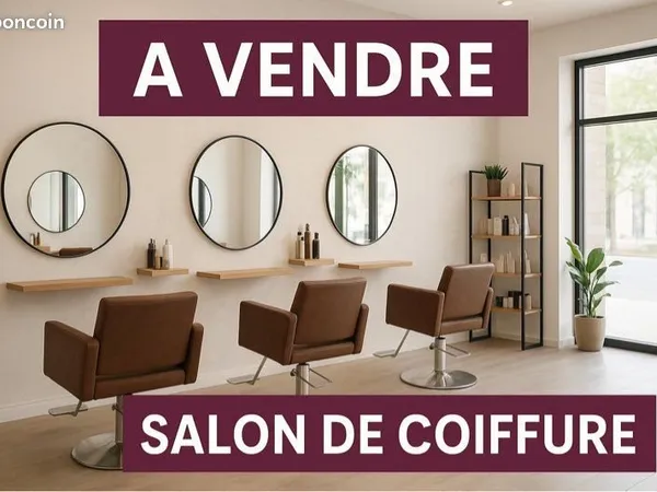 Fonds de commerce salon de coiffure mixte