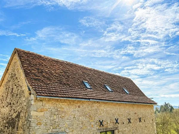 Grange en cours de restauration