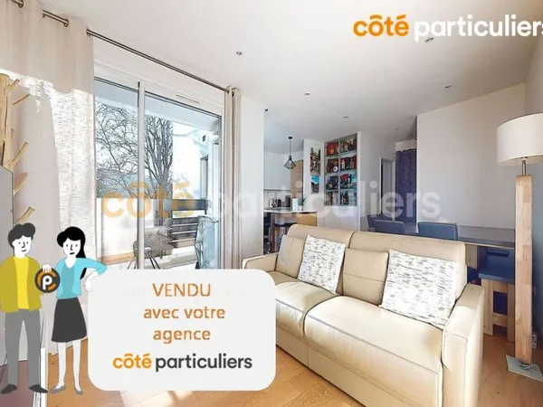 3 pièces de 64m² idéalement situé