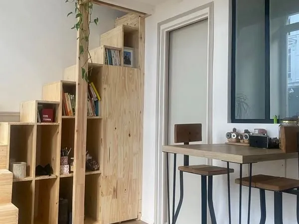 Location studio avec mezzanine