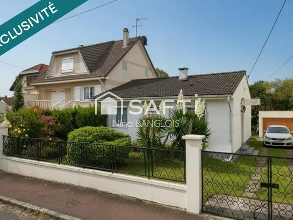Maison individuelle de plain-pied, Quartier recherché du Bois Saint Denis Tremblay-en-France