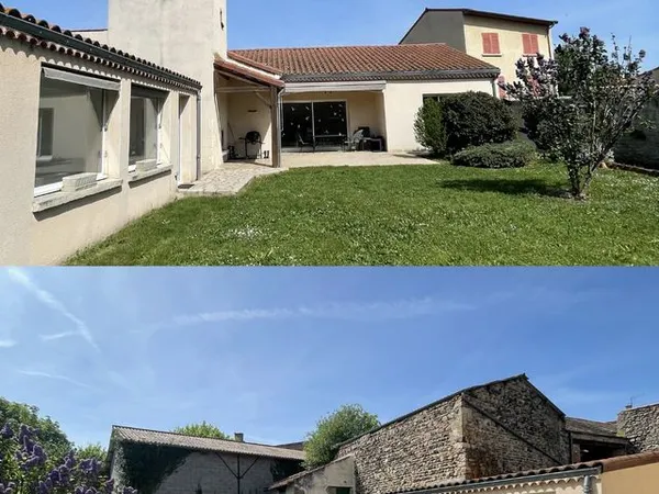 A louer à ST GERMAIN LEMBRON (63340) : maison de 111 m² avec jardin et dépendances
