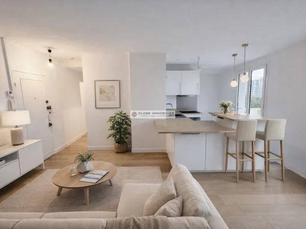 Appartement Biarritz. 3 pièces. 56.68m². Centre ville terrasse SUD