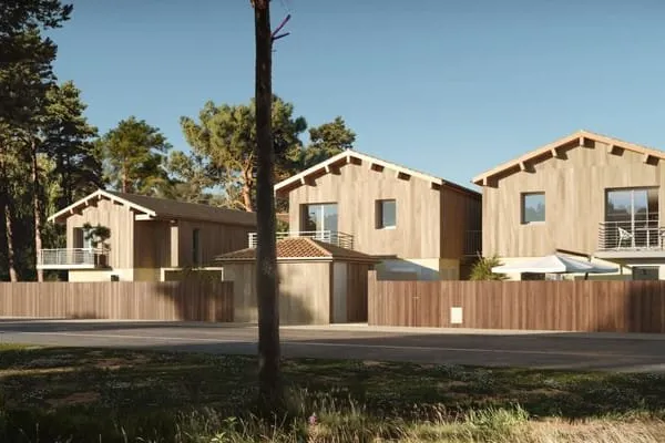Appartement Lacanau Golf et Forêt - Duplex 3 pièces 65,45 m2 avec jardin