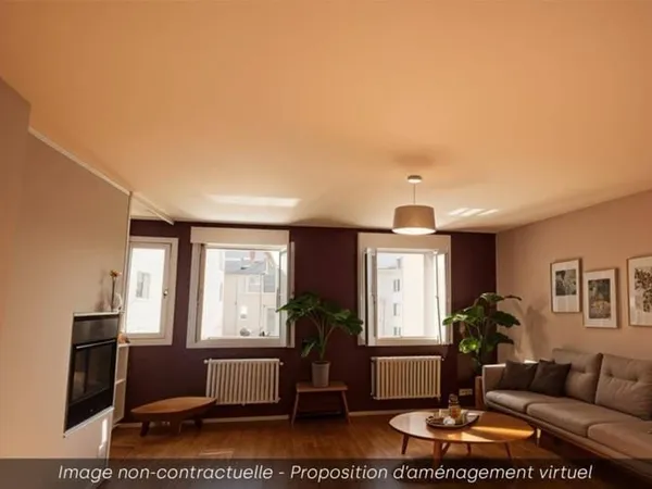 Triplex 1 pièce 37 m²