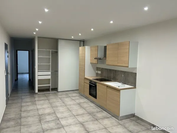 Loue grand T2 rénové en centre-ville