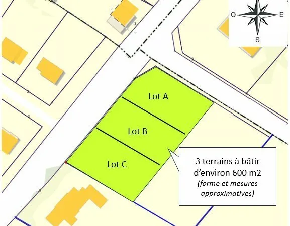 Terrain à bâtir Vente Guilliers  600m² 17000€