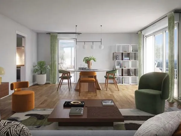 Saint-Cyr-l'Ecole - 2 pièces 41 m2 avec balcon et parking - proche gare