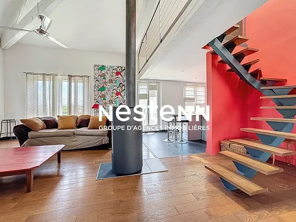 Appartement Perpignan 4 pièces en duplex avec entrée indépendante à La Lunette.