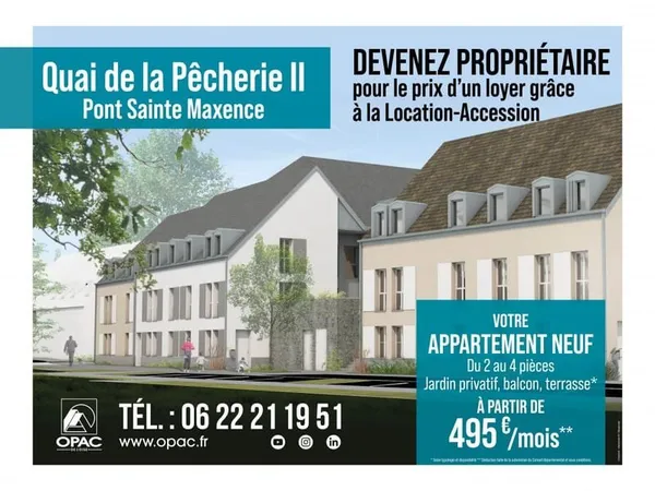 Appartement T4 67m² - Pont-Sainte-Maxence - Lot 53