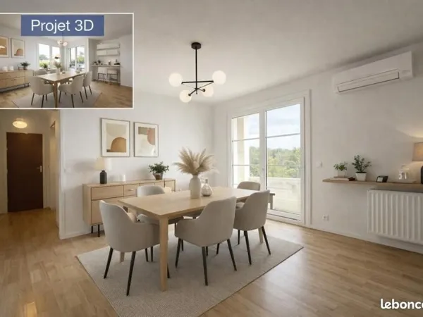 Appartement 3 pièces 82 m²