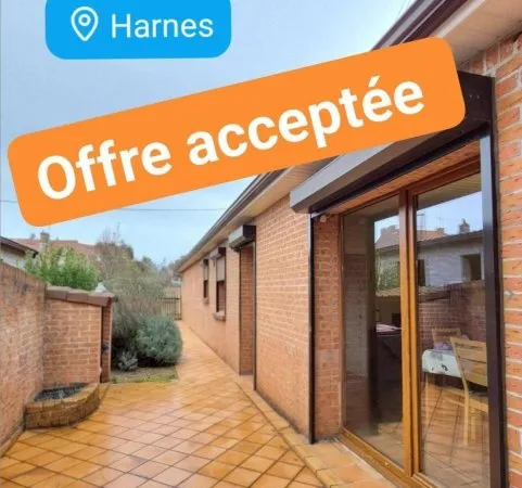 Maison en semi Plain Pied & à proximité du Centre ville de Harnes