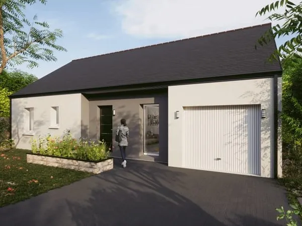 Maison 4 pièces 88.00 m² à La Chapelle-Glain