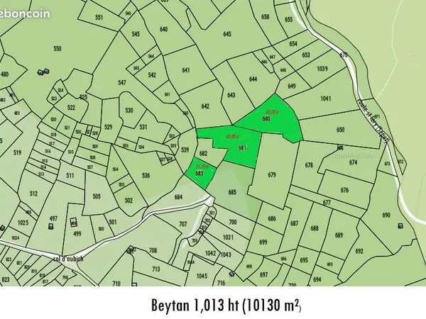 Terrain boisé