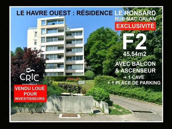 Appartement 2 pièces 45 m²