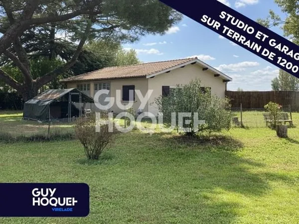 Dépendance de 100 m2 sur terrain de 1200m2