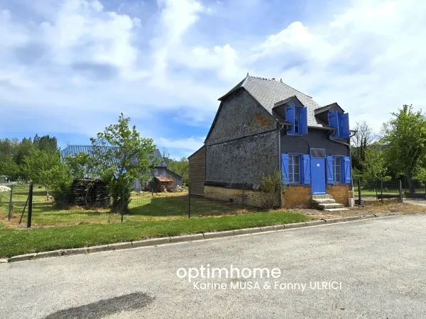 MORGNY (02) - 🏡🌳 Vente maison de campagne, possibilité 3 chambres 🛏️🛏️🛏️, bâtiment 🚗, plus de 50 are