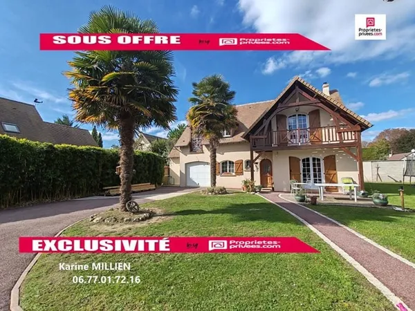 MENILLES 27120 Maison individuelle - 1 étage - 4 chambres - Studio - Dépendances - Terrain - 418 000