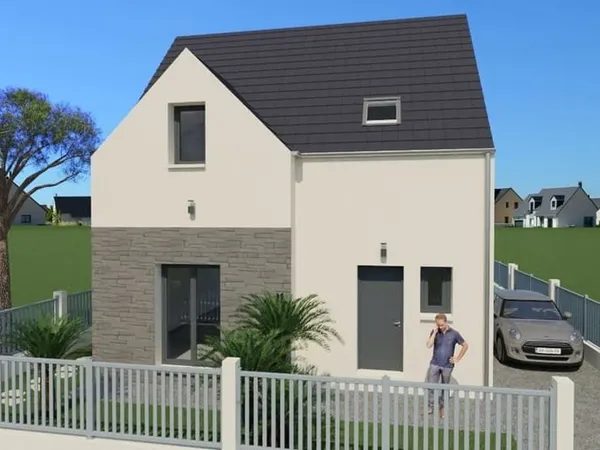 Projet de construction d'une maison 90 m² avec terrain à BAULNE (91)
