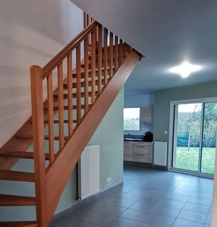 Appartement indépendant 60 m2 avec jardin, au sein maison en colocation à St Grégoire Maison Blanche