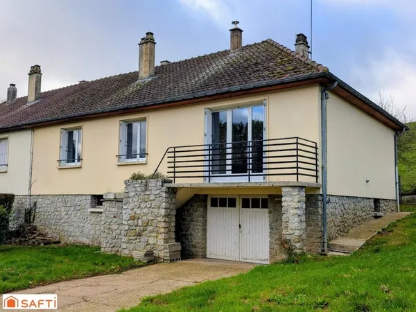 Pavillon de 85 m² sur sous-sol complet - à rénover - emplacement privilégié