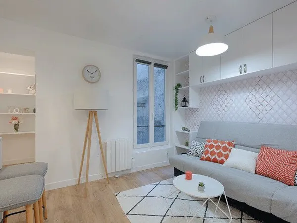Studio meublé lumineux Paris 18