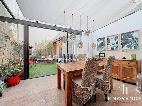 Maison de village de 115m2 avec jardin, véranda et 3 chambres